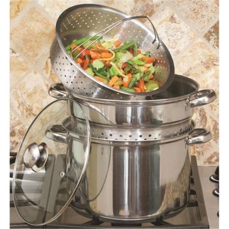 COOK PRO Cookpro 512 8 qt. Stainless Steel Multi Cooker; Silver - 4 Piece 512